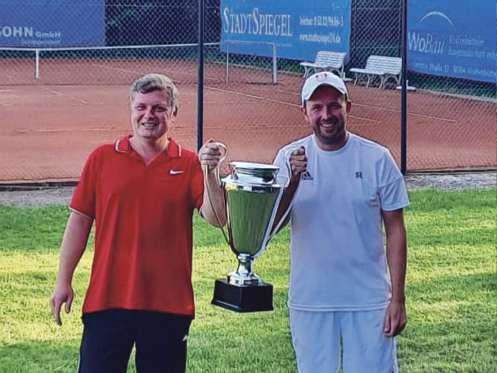 Bruder-Duell bei Tennis Vereinsmeisterschaft in Schöppenstedt