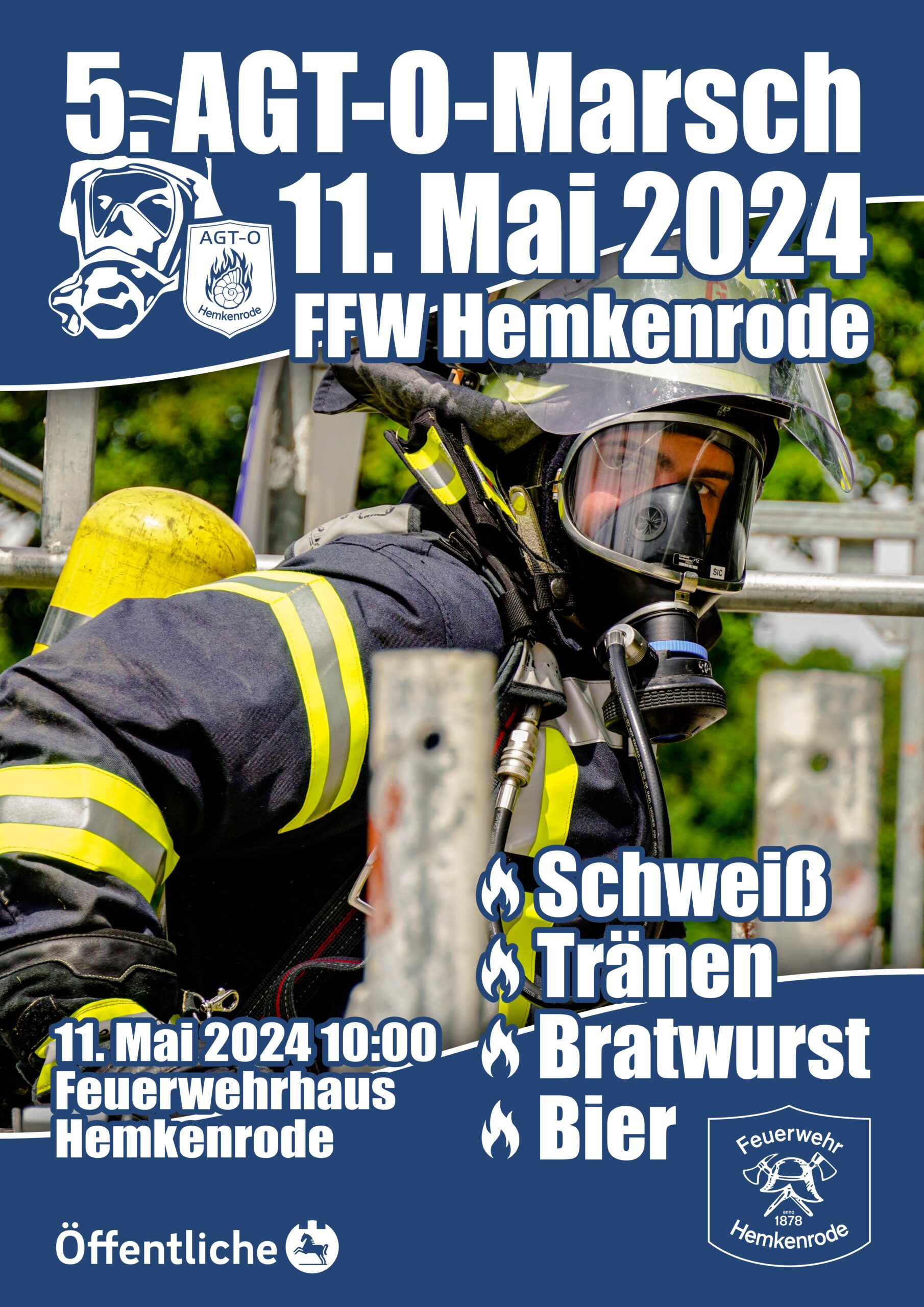 Es geht wieder los! - Feuerwehr Hemkenrode veranstaltet 2024 die 5. Auflage des AGT-O Marsches