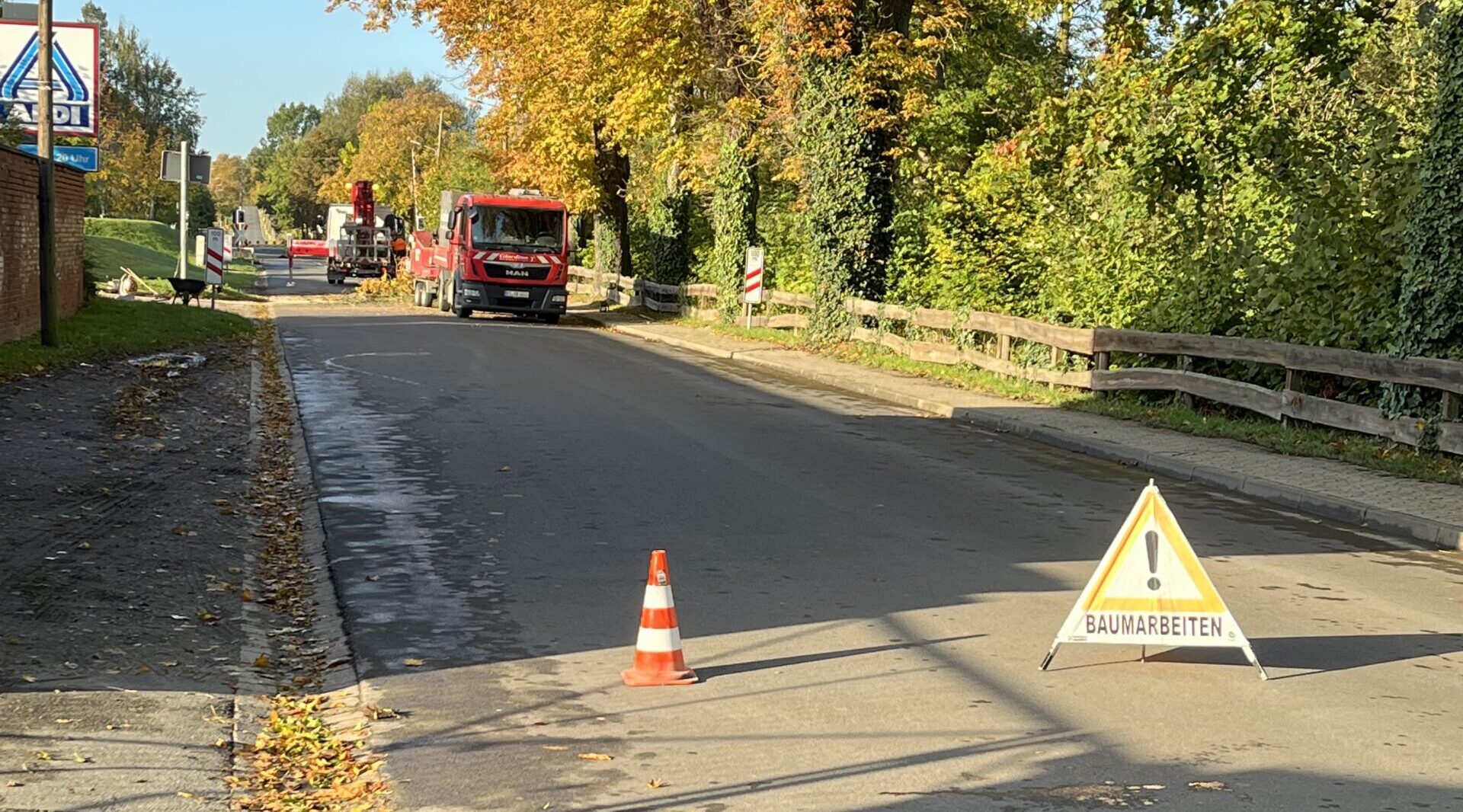 Umgekippter Baum – Straße Richtung Groß Vahlberg vorübergehend gesperrt