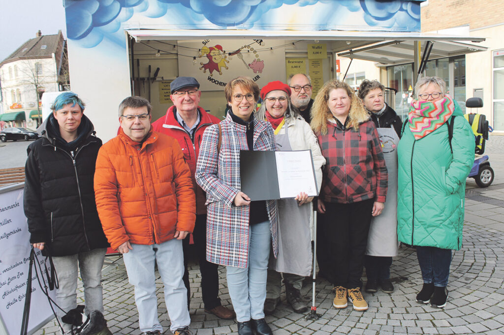 Auszeichnung »Helfende Hand« für die Wochenmarkt-Griller